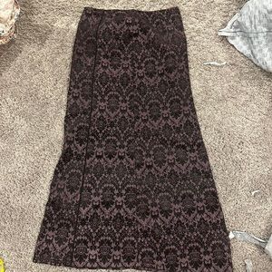 lip service quoth the raven maxi skirt size s